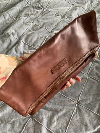 Longchamp Leather clutch