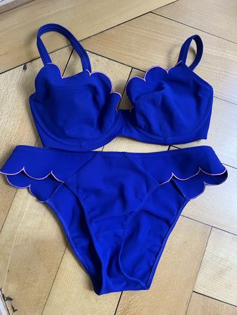Agent Provocateur Bikini, Grösse 4 und 80c/d Blau - Neuwerti