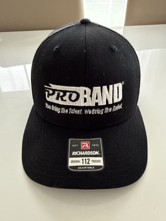 Proband Cap/Kappe, Richardson 112 Trucker, Schwarz, Neu!