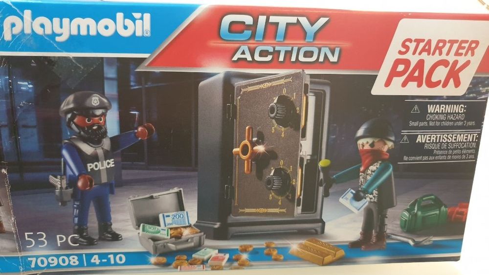 PLAYMOBIL City Action Ladro E Cassaforte - Set 53 Pezzi Per Bambini 4+ - Foto 4