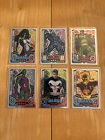 6 Marvel Hero Attax Sammelkarten Topps guter Zustand