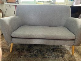 Sofa klein  80x80x130cm / 2-Sitzer mit hochwertigem Bezug