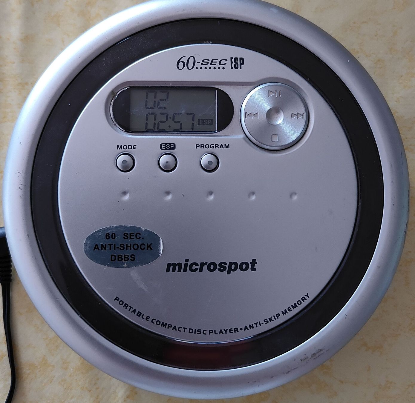 Microspot Tragbarer Mediaplayer: CD-Player microspot tragbar mit Anti-Shock gebraucht – Gebraucht aus Himmelried von KTMsmc690