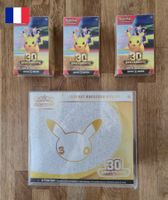 Pokémon 30th celebration anniversaire 1 ETB + 3 bundle FR
