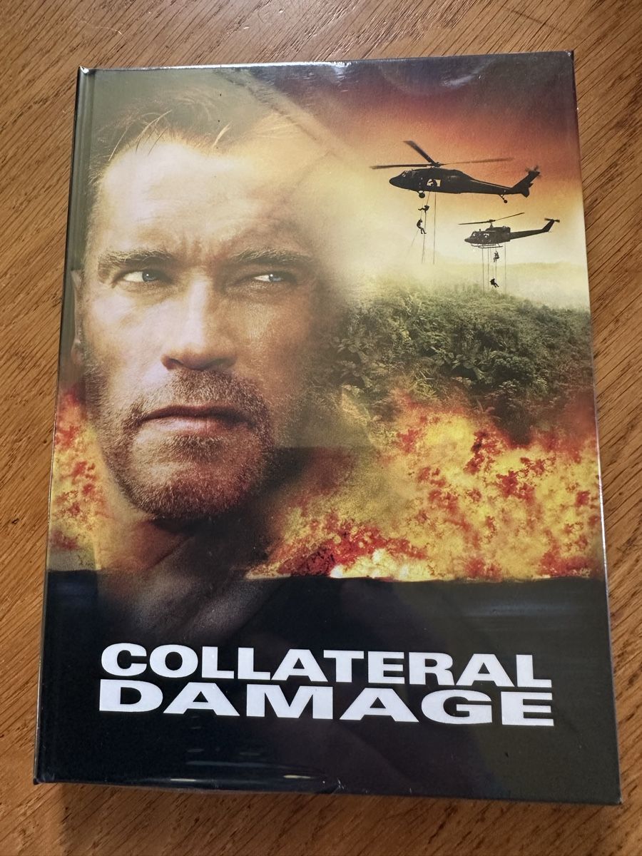 Tutti i DVDs: Collateral damage Mediabook Arnold Schwarzenegger Neu – Nuovo e nell'imballaggio originale da Benken ZH venduto da Audi-erich