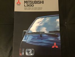 Mitsubishi L 300 Verkaufsprospekt 12 Seiten Januar 1988