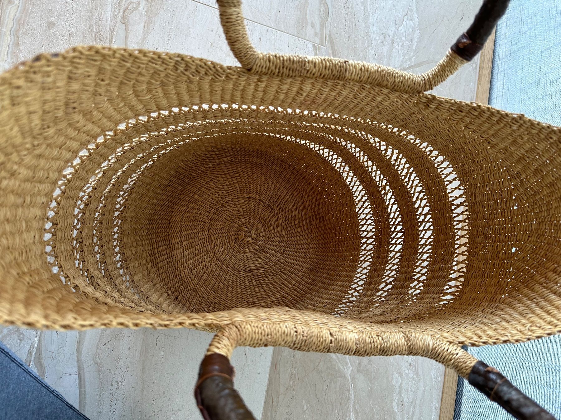 Borse da donna: Strohkorb / Beautiful straw basket – Nuovo (secondo la descrizione) da Fällanden venduto da Seashellsshesells 1