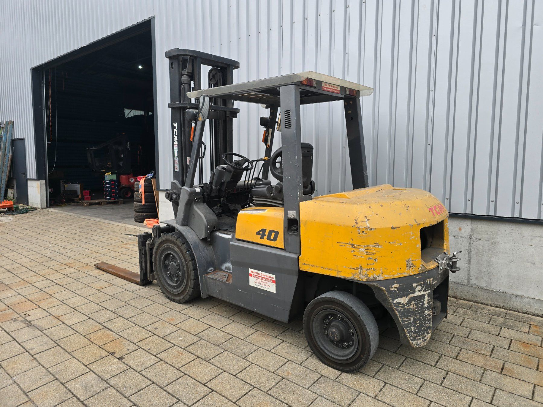 TCM Carrelli elevatori e a forche: Stapler TCM FD40 Bj.2011Diesel Hub 400cm – Usato da Amriswil venduto da basstempel 1