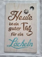Holzbild mit Spruch ca. 20x30cm