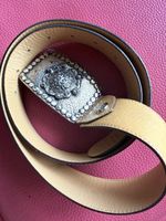 Longchamp ceinture en cuir 85 cm