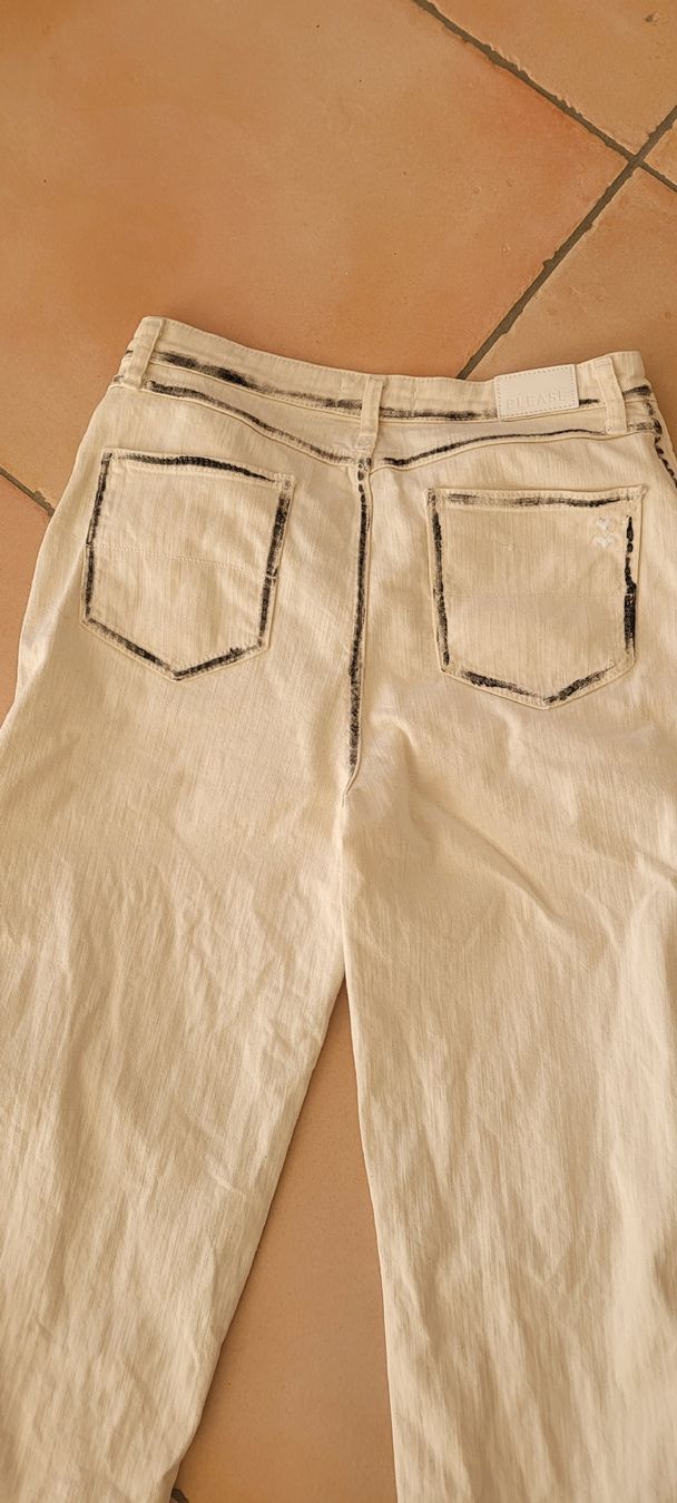Please Jeans Jeans: Jeans please M blanc crème – Nuovo (secondo la descrizione) da Echallens venduto da frimousse2008 3