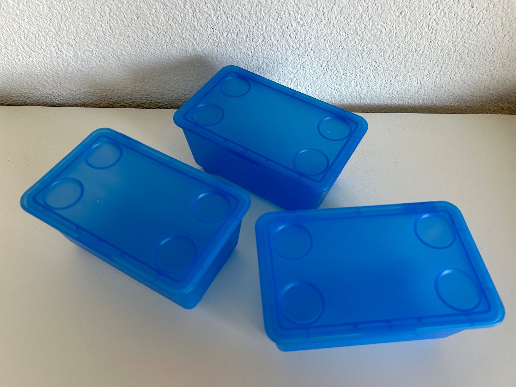 Ikea Contenitori & Simili: IKEA / 3 x GLIS Small Box (blau) – Usato da Dietlikon venduto da corou_2022 1