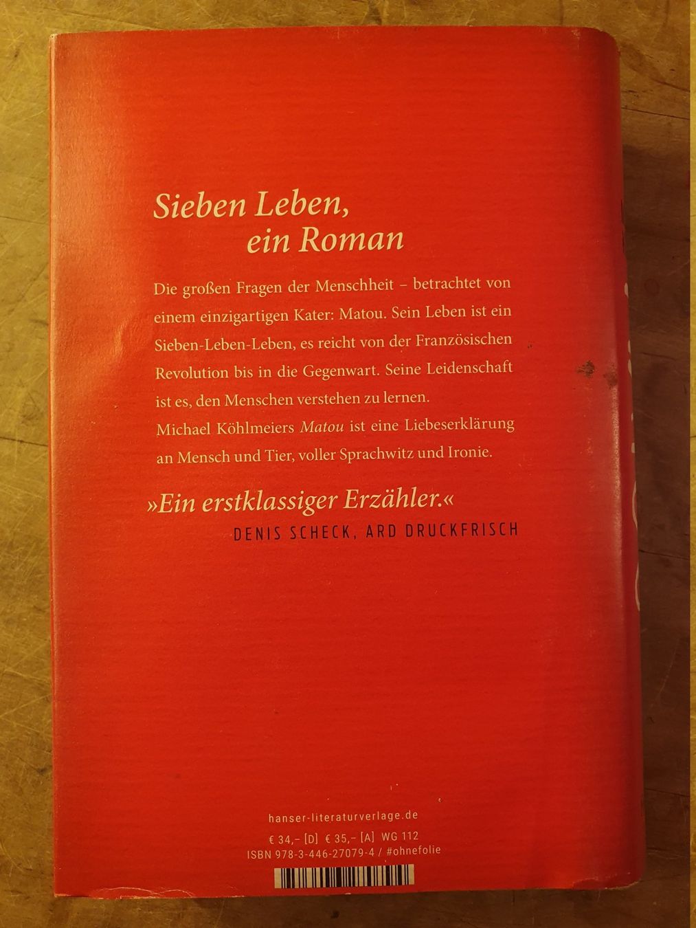 Libri: Matou - Michael Köhlmeier – Usato da Zürich venduto da loosebone 4