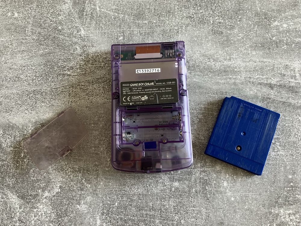 Gameboy Color Transparent + Pokémon Blaue Edition (Gebraucht) in ...