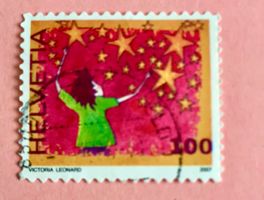 Nr.1244 mit Stempel Lasst Liebe sprechen 2007  