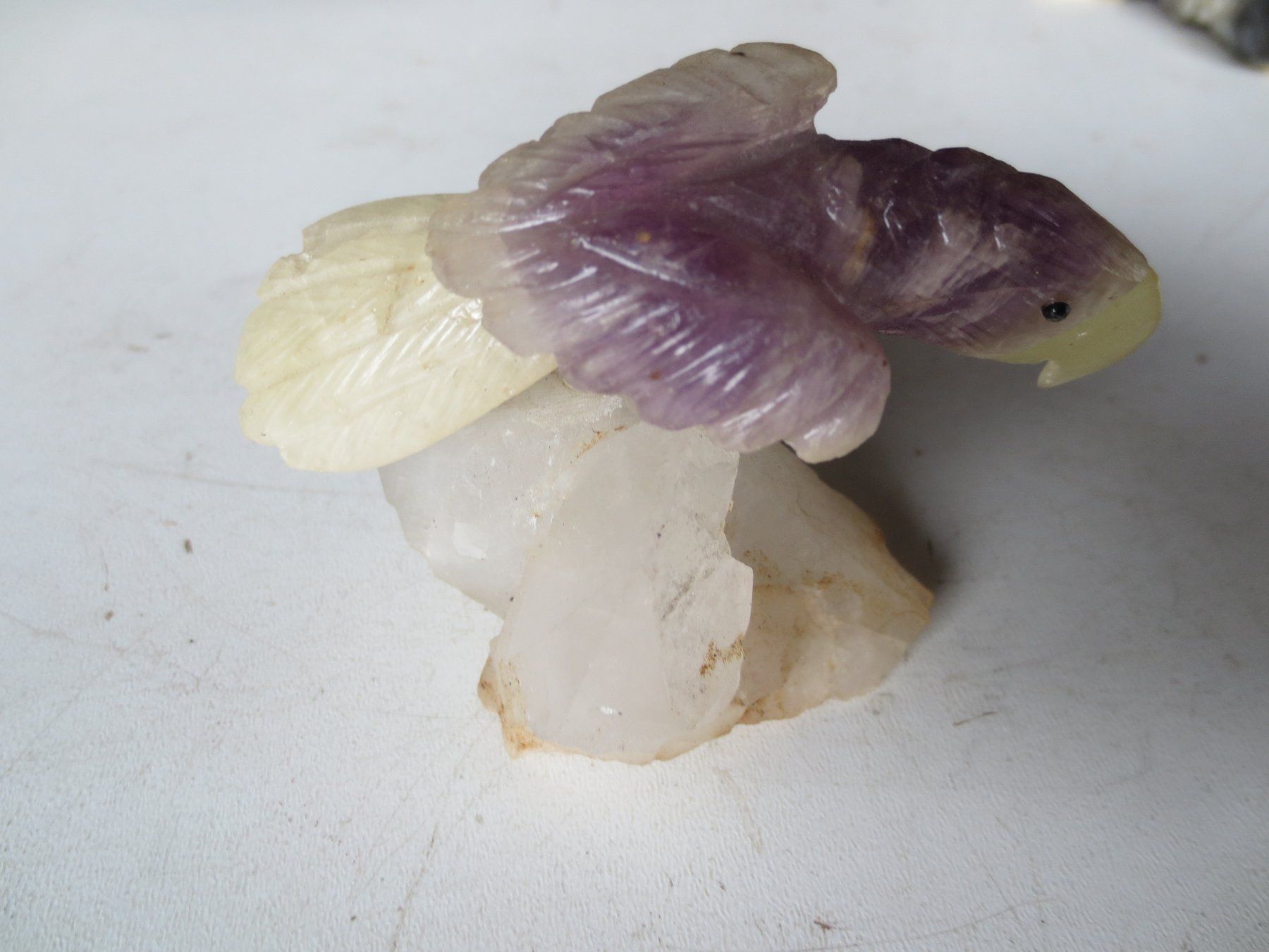 Mineralien & Heilsteine: Amethyst Vogel – Gebraucht aus Weier im Emmental von waefler03 1