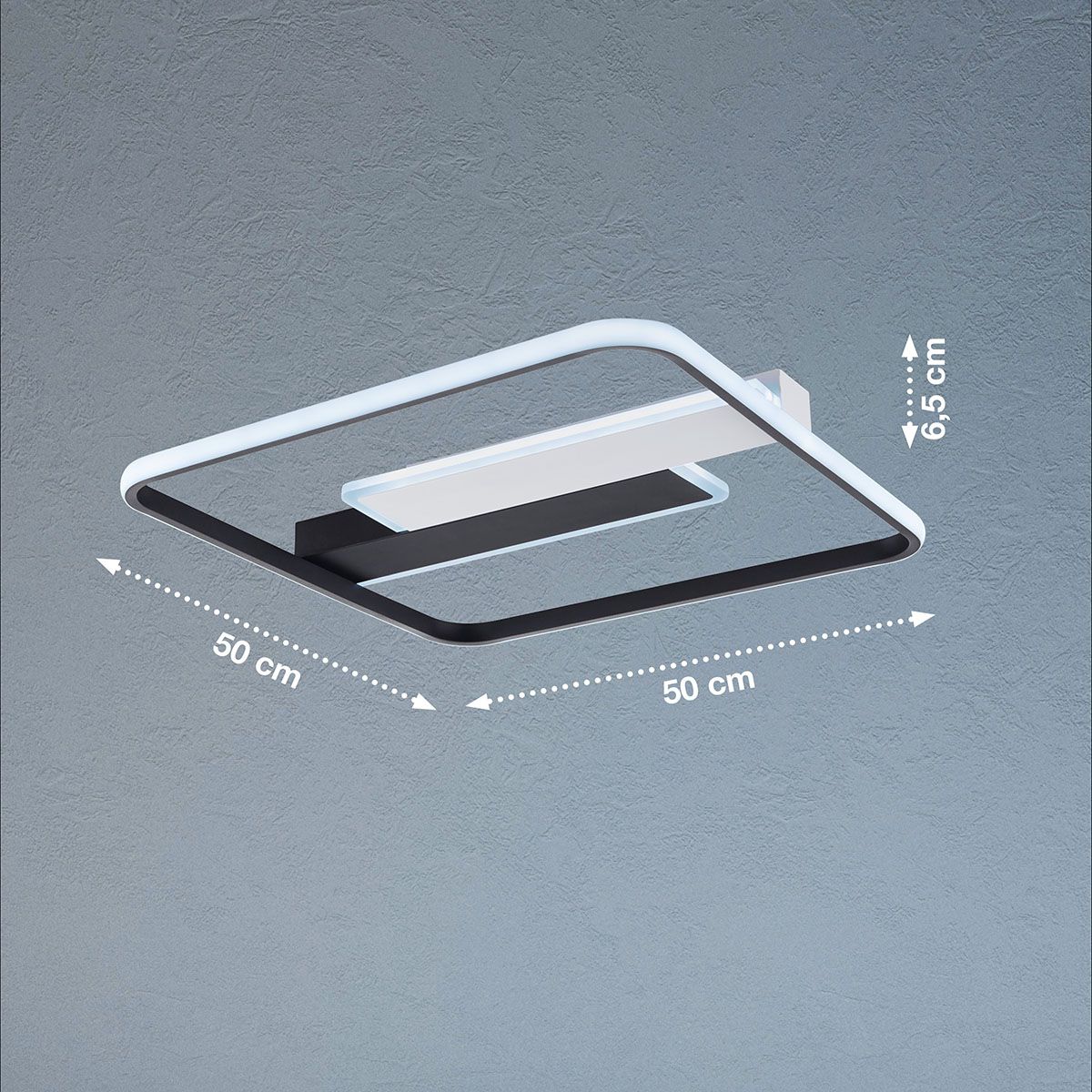 Lampadari & plafoniere: LED Deckenleuchte, Dimmer, 50 cm x 50 cm – Nuovo (secondo la descrizione) da Kreuzlingen venduto da Smart-Light 1