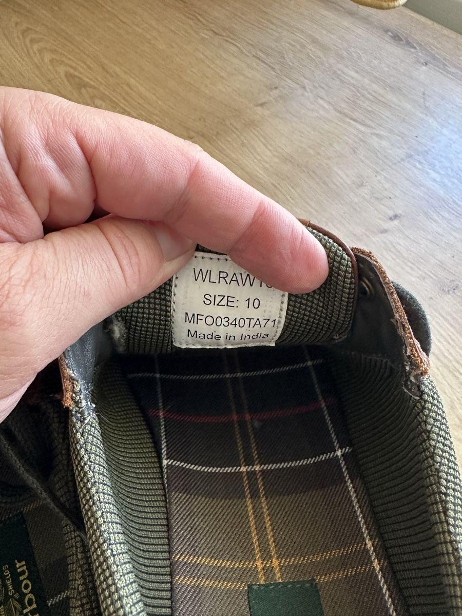 Barbour Scarpe da uomo: Barbour Herren Leder-Sneaker / Halbschuhe – Usato da Wildegg venduto da dmy_8j9x 4