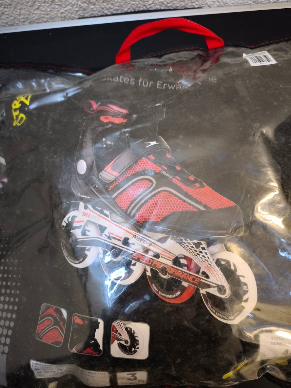 Pattini in linea & Pattini a rotelle: Crane Inlineskates, neu, Grösse 44 – Nuovo e nell'imballaggio originale da Schänis venduto da Rami666