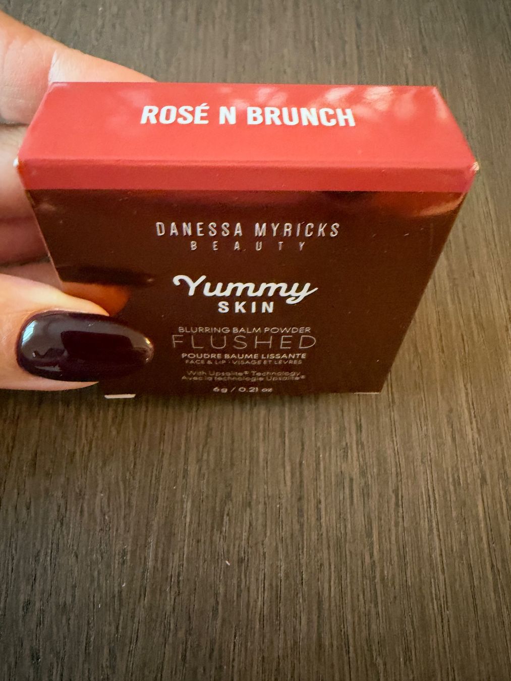 Make-up: Danessa Myricks YummySkin Blurring BalmPowder, Rosé N Brunch – Usato da Urdorf venduto da La_Luna 2