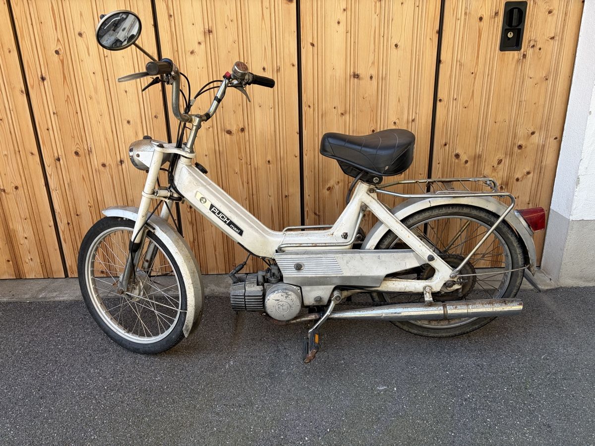 Puch Cyclomoteurs: Mofa Puch Maxi N mit Ausweis – Défectueux à Latterbach par Bbutz98
