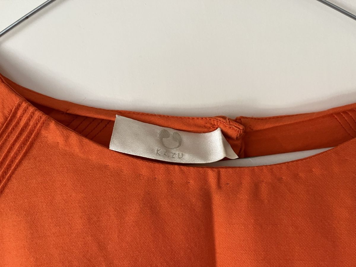 Robes: Oranges Wollkleid, Kazu – D'occasion à zürich par Kathyk 3
