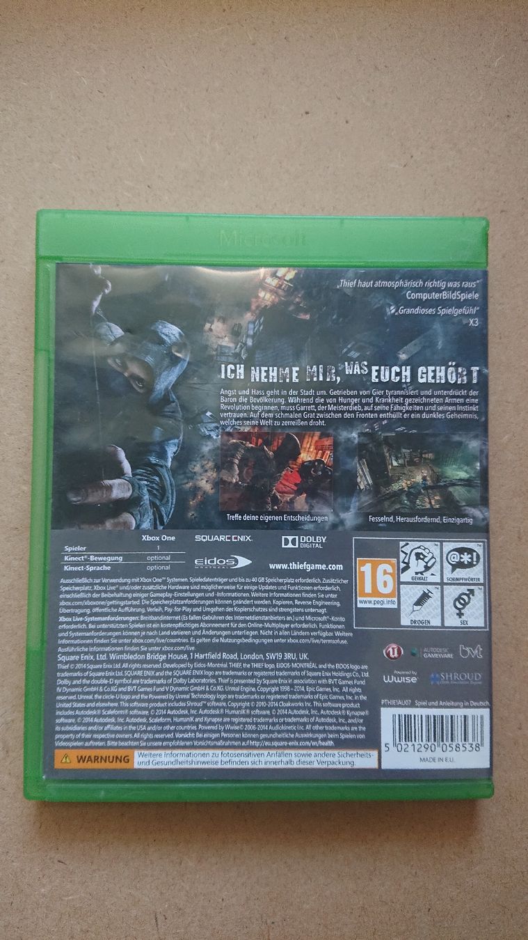 Giochi: Thief Xbox one – Usato da Chur venduto da FreakofRarity 1
