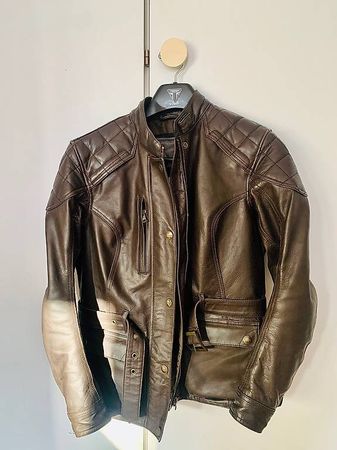 Blouson de moto Triumph en cuir