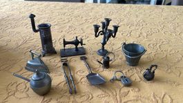 Lotto di miniature da collezione in metallo (peltro)