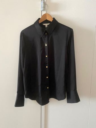H ＆M Damen Bluse schwarz Grösse L neuwertig！