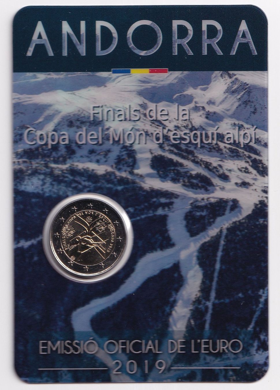 Andorra 2 Euros 2019 Finals de la Copa del Món d'equí alpí (Gebraucht ...
