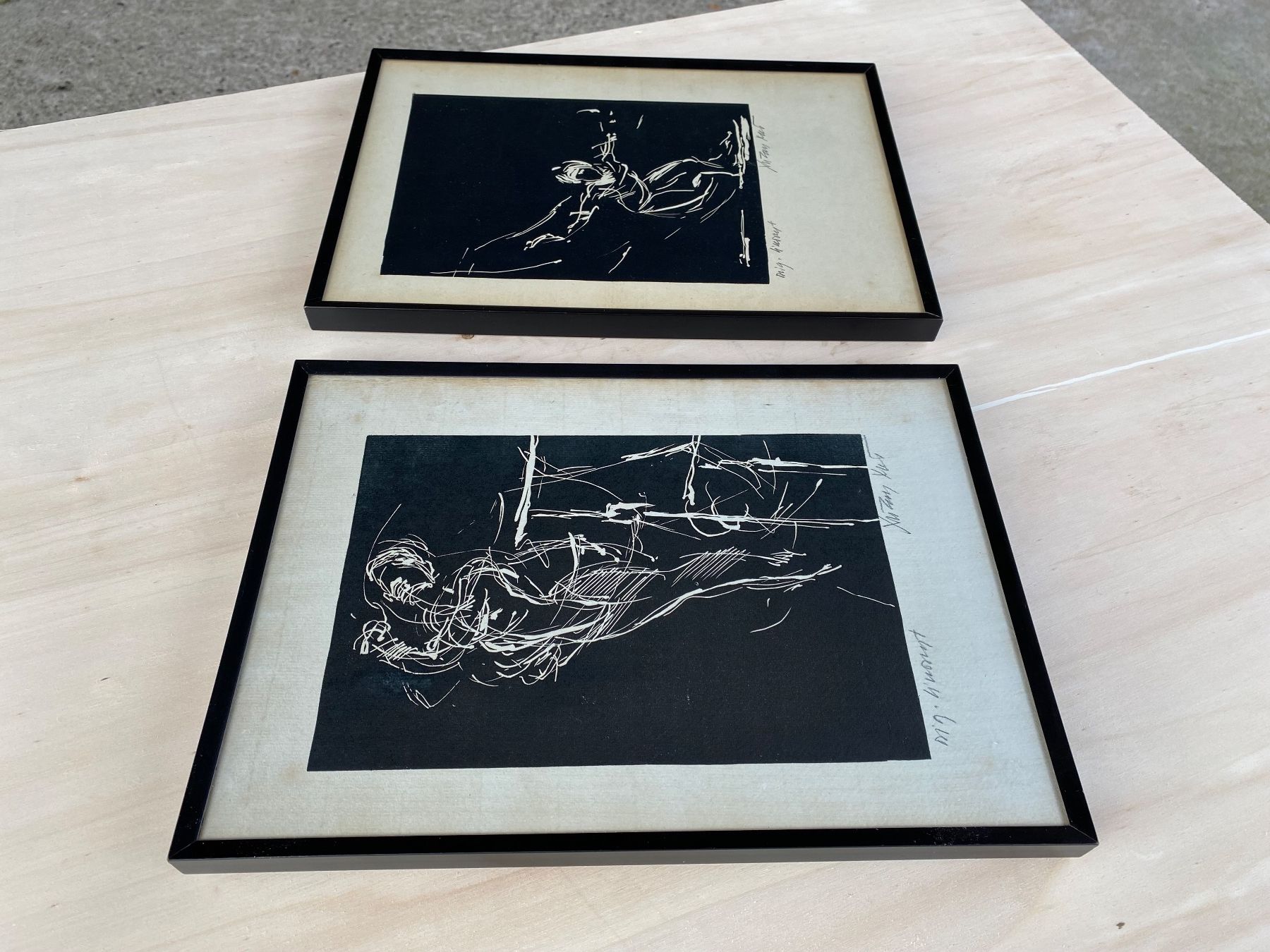 Grafiken & Lithographien: 2 Lithographien von Milan Med – Gebraucht aus Feldbach von Olive1 5