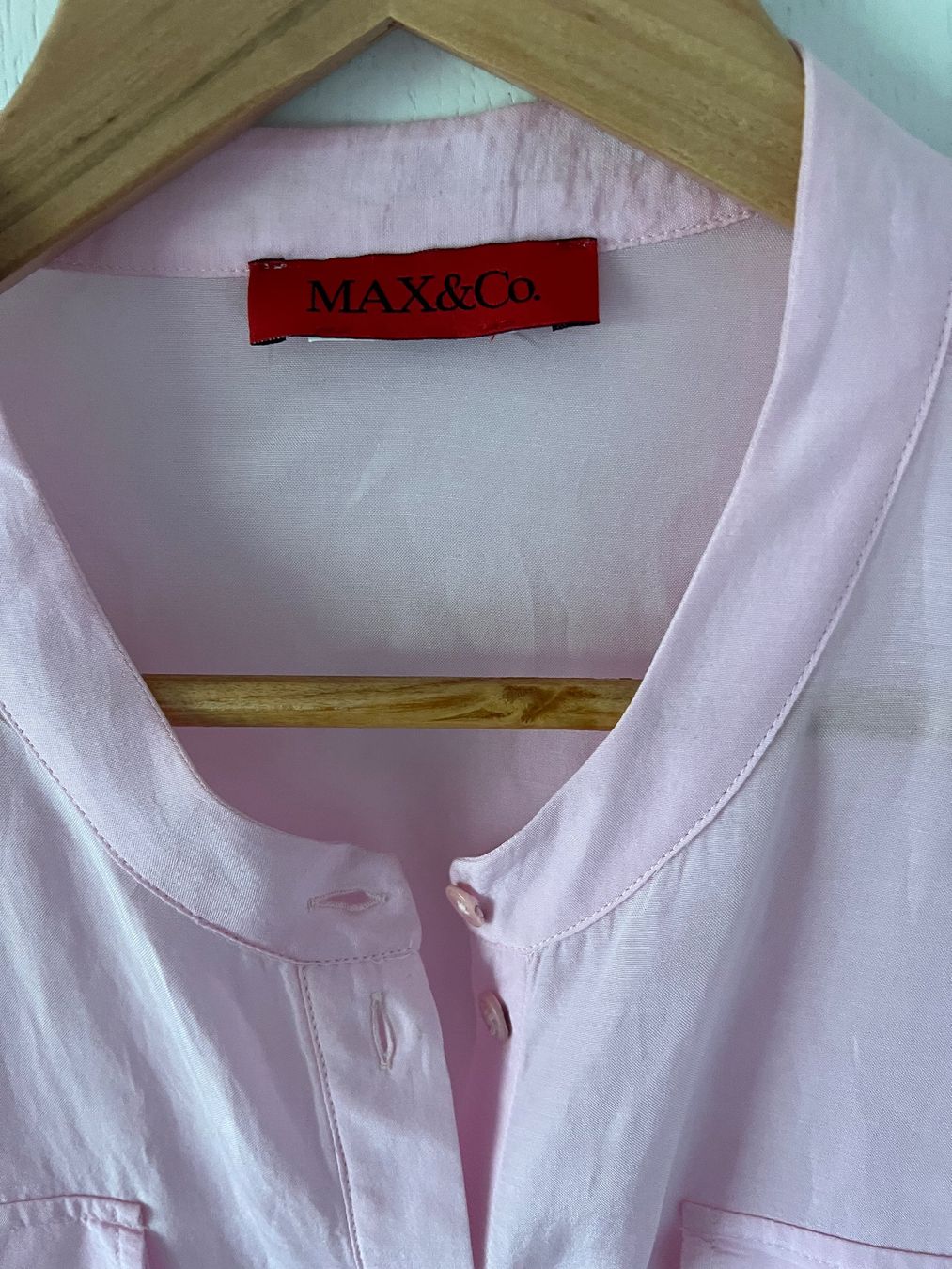 Max Mara Blusen: MAX & Co. Seidenbluse, Gr. 38, zartrosa – Gebraucht aus Ruggell von Malbuntiger01 1