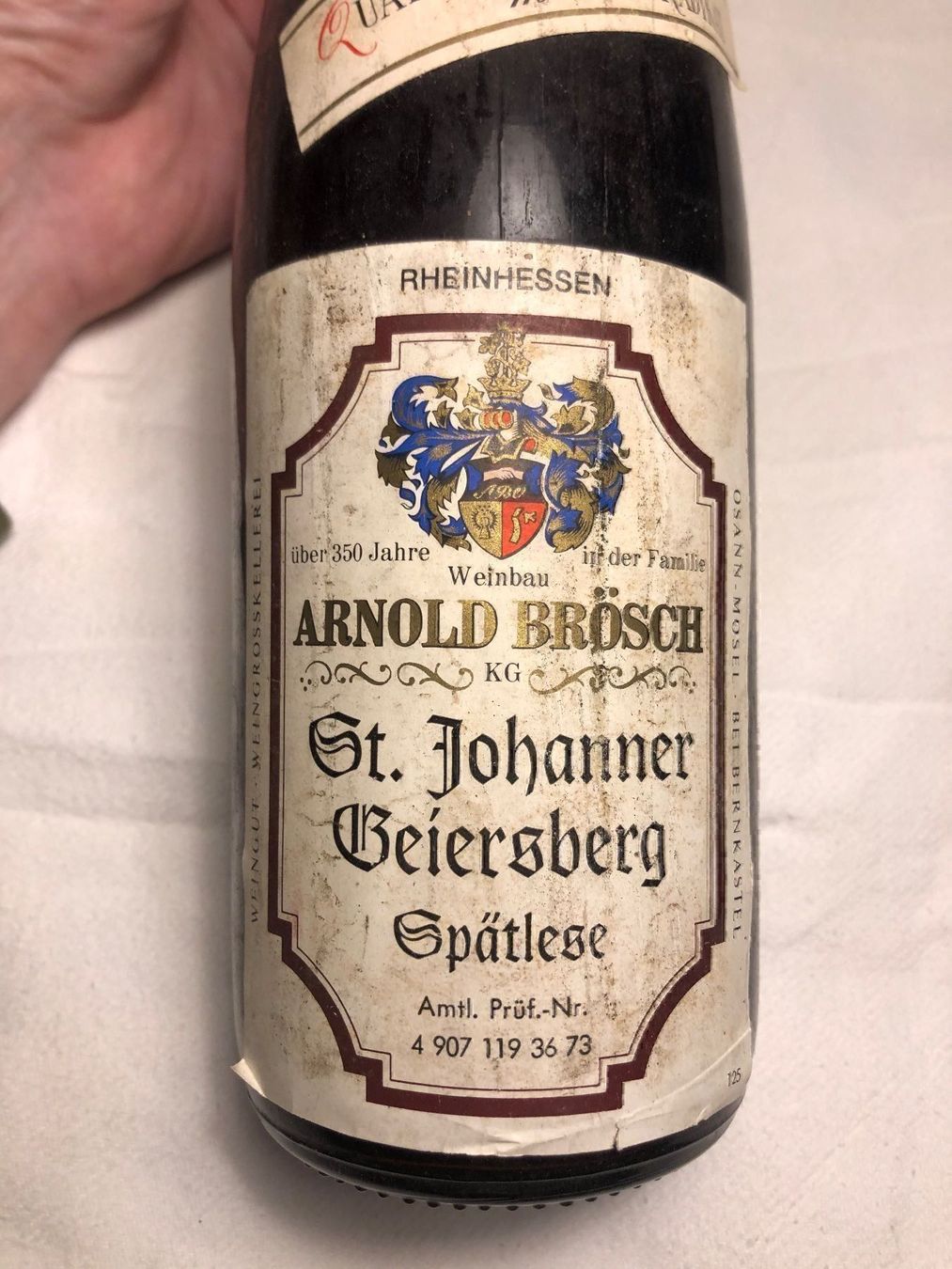 Lafite Rothschild Vino: WEINBAU 1971 - ST. JOHANNER BEIERSBERG – Nuovo e nell'imballaggio originale da Tenero venduto da KARLES