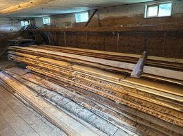 55 Massivholzbretter Fichte 3.85.1 m  ganzer Posten