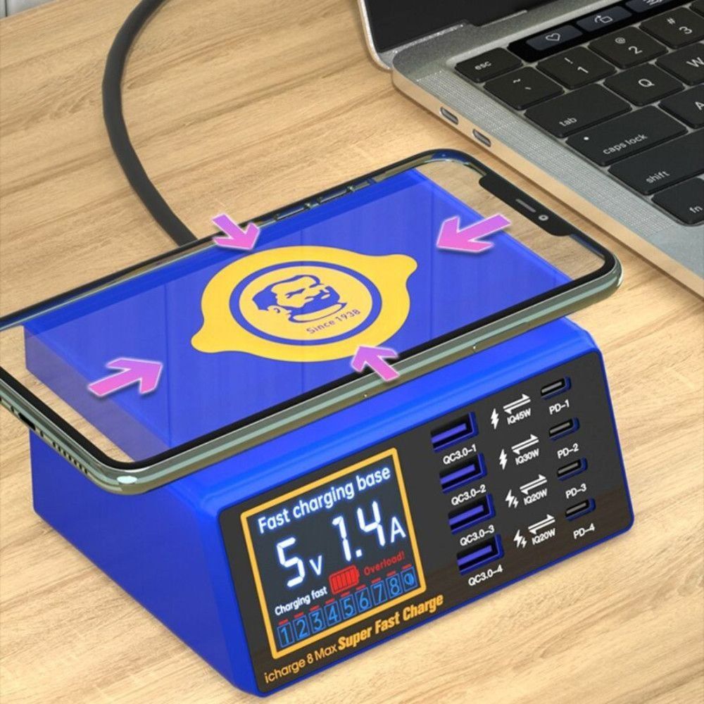 Caricabatterie: Mechanic Fast Charge Station Desktop USB Ladecenter – Usato da Zürich venduto da youelec 7