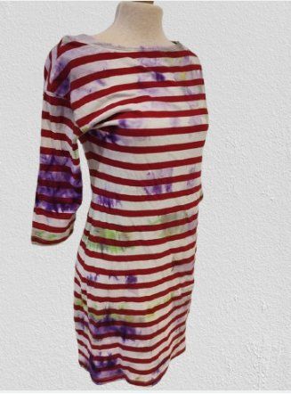 Baumwoll Stretch-Kleid von Benetton Gr. XS - 231254