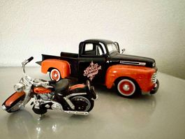 HARLEY DAVIDSON Modell - Pickup & Motorrad