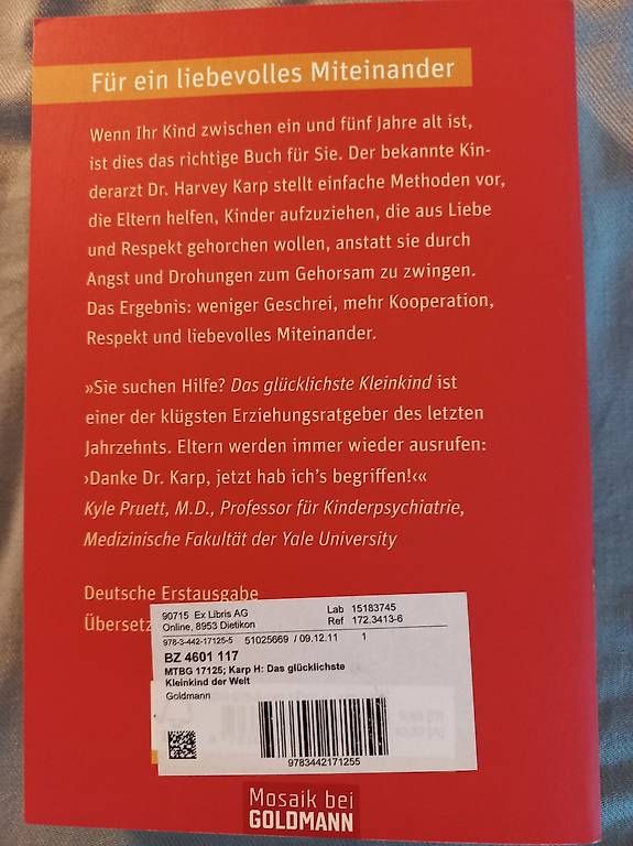 Bücher: Elternratgeber "Das glücklichste Kleinkind der Welt" – Gebraucht aus Bolligen von ag02 1