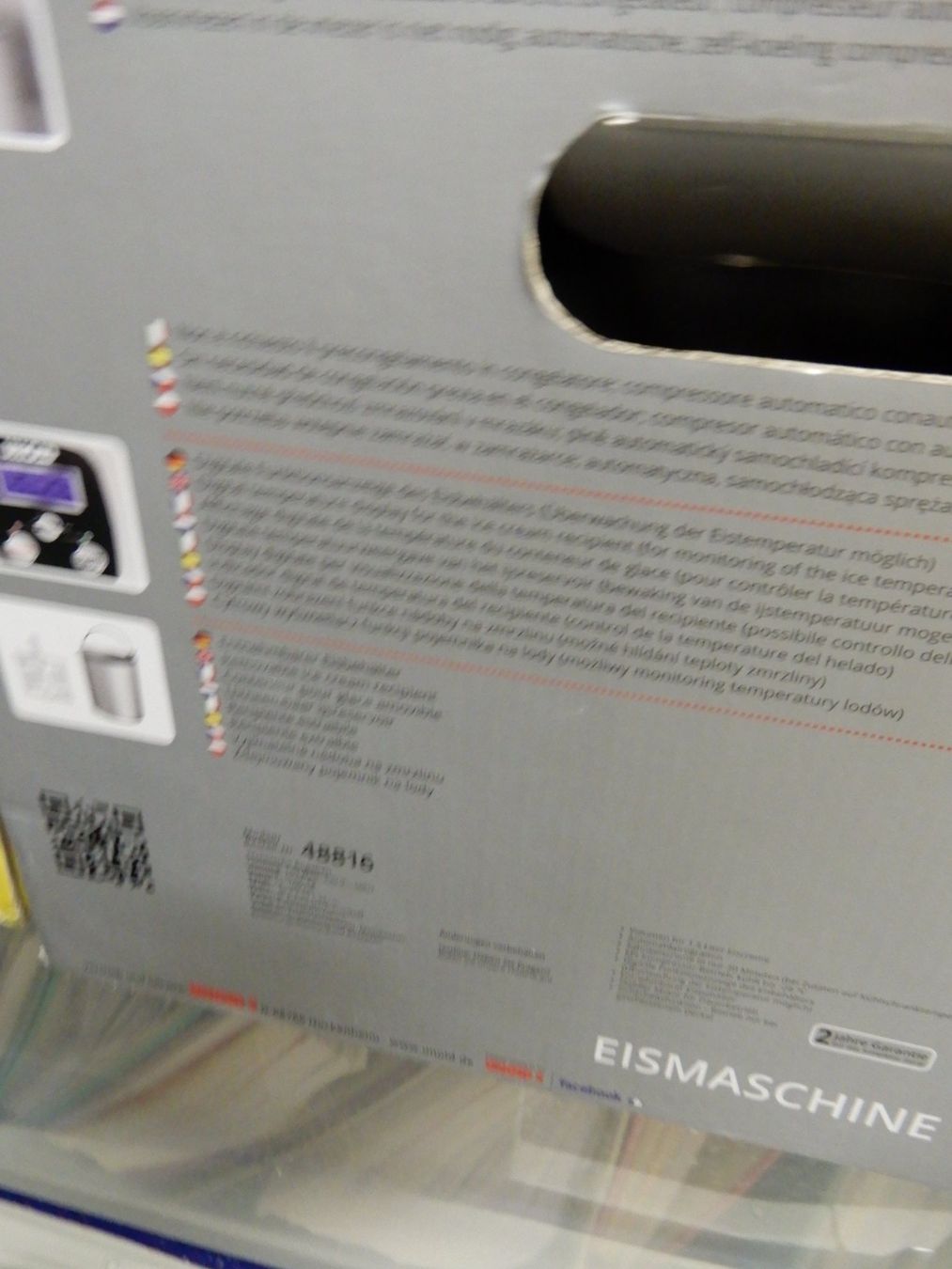 Elettrodomestici da cucina: Unold Eismaschine de Luxe - schnelles Eis-Vergnügen – Difettoso da Worben venduto da MaKo3252 6