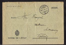 R1820  /  Lettre à entête privée " cachet officiel "