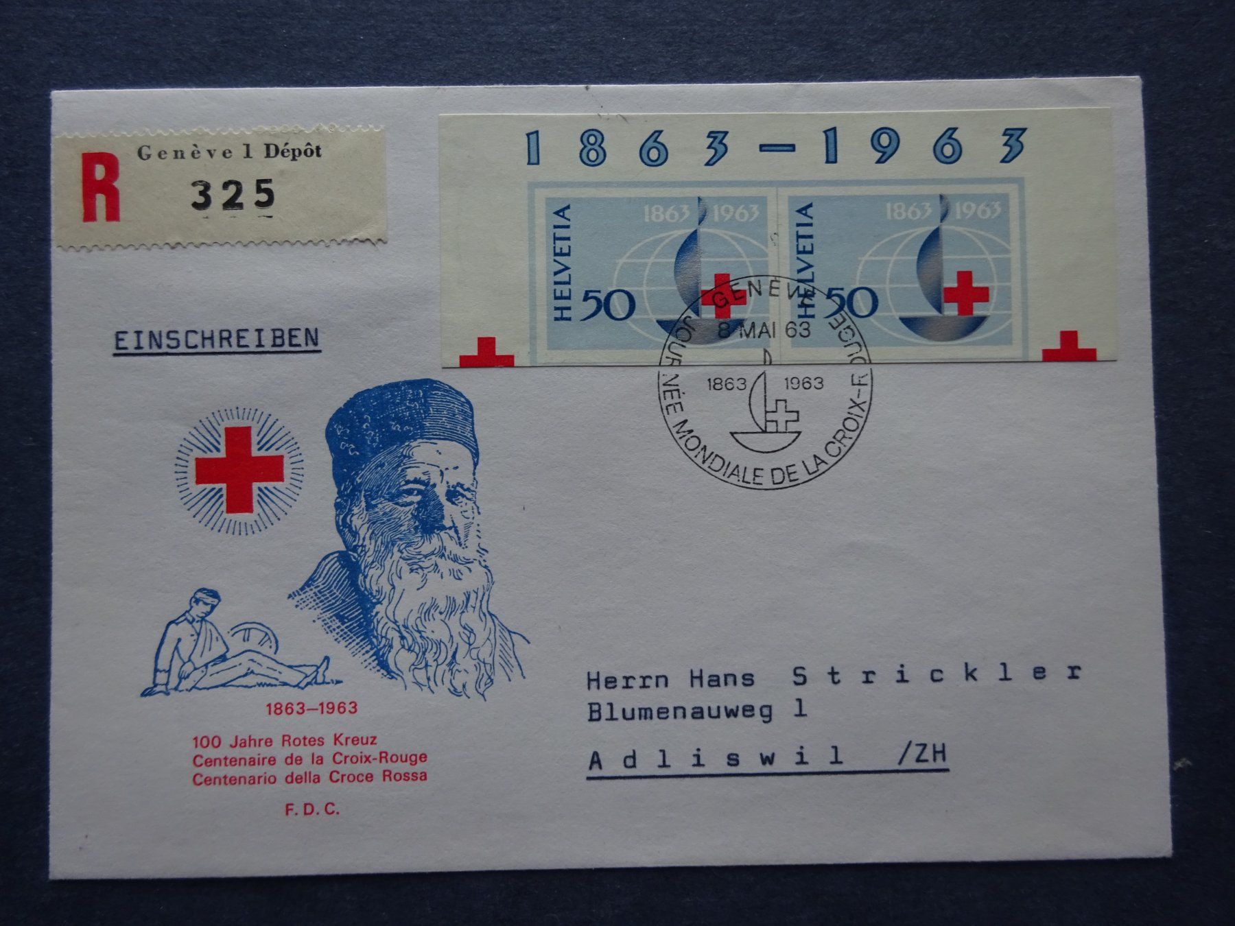 Tutti i francobolli: 1963 W39 Blockausschnitte    SO SELTEN ANGEBOTEN – Usato da Appenzell-Steinegg venduto da adi1975 1