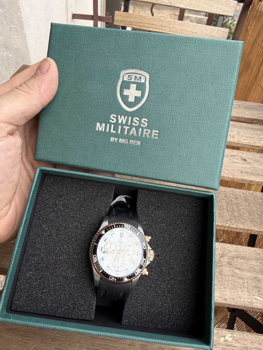 Swiss Military Orologi: Swiss Militaire CHRONO Quartz. New – Nuovo e nell'imballaggio originale da Genève venduto da STB_GE 3