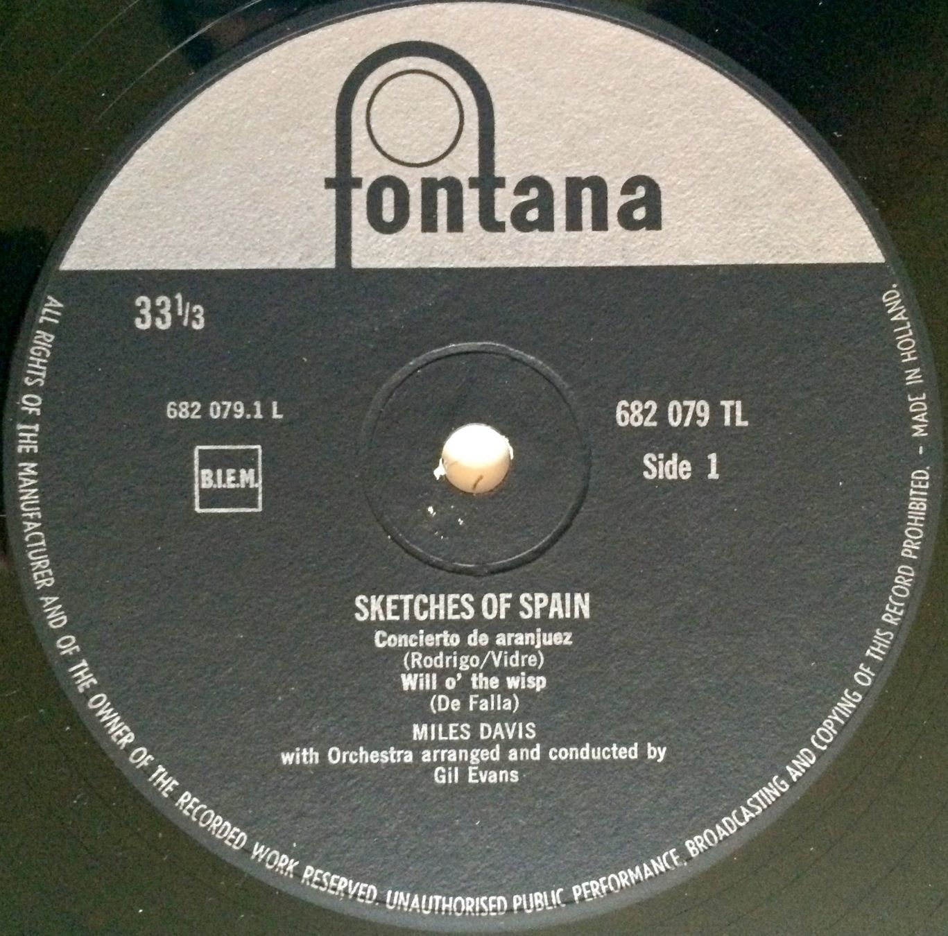 Schallplatten: MILES DAVIS - SKETCHES OF SPAIN – Gebraucht aus Arbon von  2