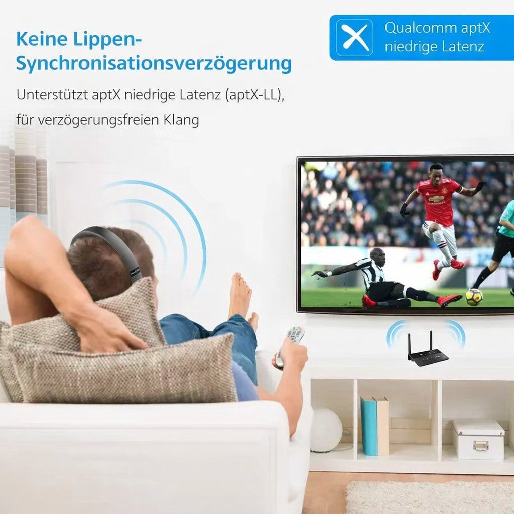 Unità & Adattatore: Bluetooth 5.0 Audio Adapter Sender Empfänger, 80m Reichweite – Nuovo e nell'imballaggio originale da Winterthur venduto da SwissTechStore 3