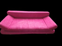 Pinkes Sofa, Top Zustand, muss schnell weg!