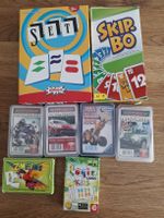 Kartenspiele: Set, Skip-Bo,4 Quartett zweins,Logik- kids