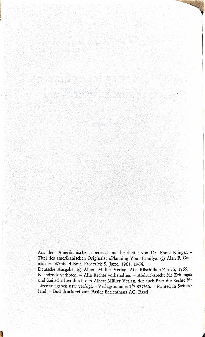 Libri: Familienplanung in der Praxis – Usato da Sarnen venduto da Livres 3