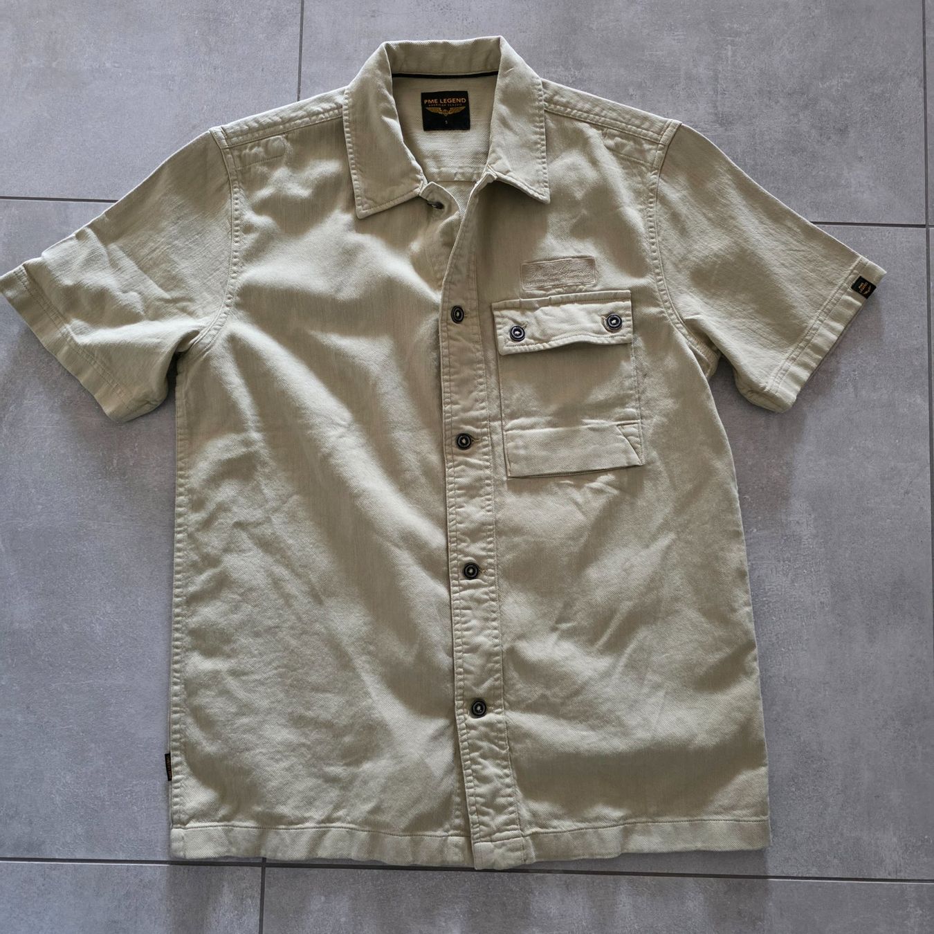 PME Legend Camicie: PME Legend Hemd kurzarm beige Grösse S – Usato da Bern venduto da TMYZ