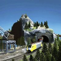 Nadelbäume, H0, 9 Stück